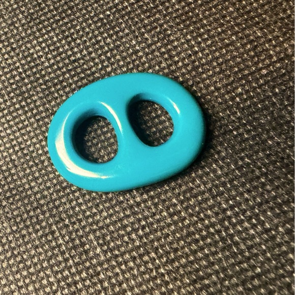 Hermès Scarf Ring in Blue Canard Chaine d’Ancre Ultra Rare- EXCELLENT CONDITION - Picture 6 of 8